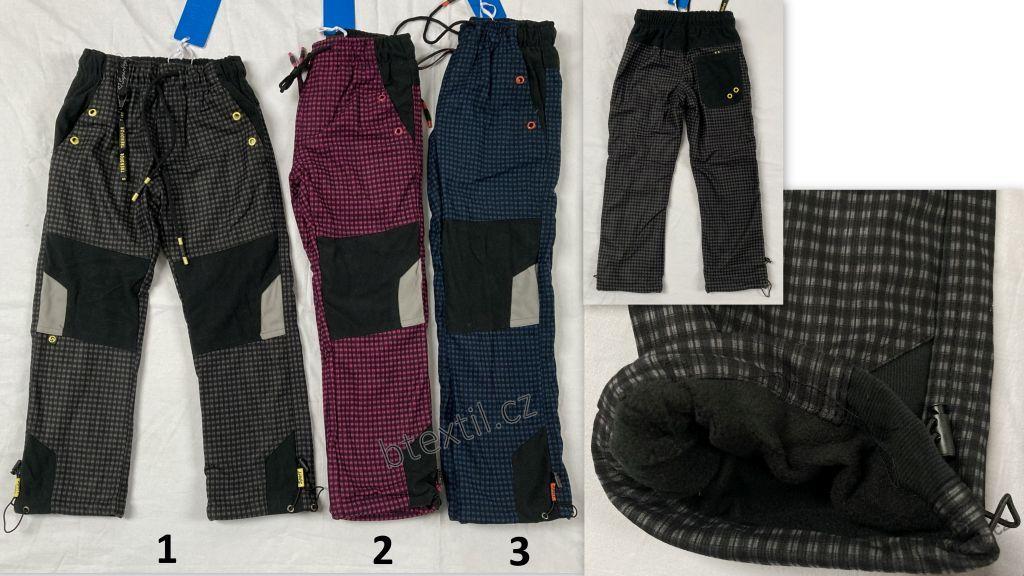 Dětské outdoorové oteplené kalhoty