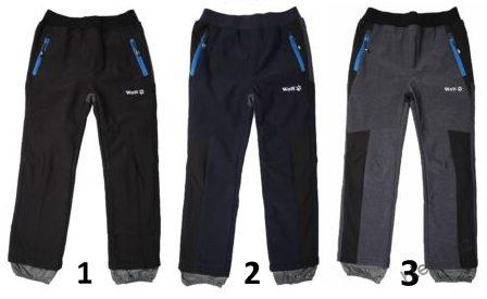 Dětské oteplené softshellové kalhoty Wolf B2393