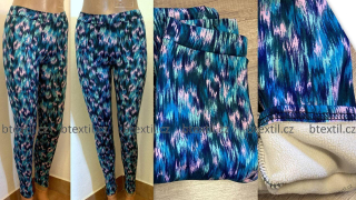 Dívčí zateplené legíny oteplené kalhoty 98-164