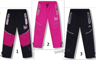 Dětské oteplené šusťáky zateplené fleecem 98-128 DK8233H