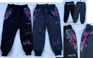 Dívčí softshellové kalhoty Wolf B2481 vel. 92-110