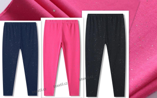 Dívčí legíny se třpytkami