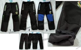 Dětské oteplené softshellové kalhoty 116-146