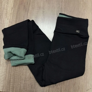 Dámské thermo oteplené legíny černé